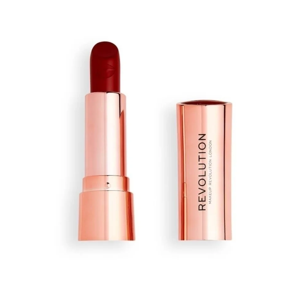 Revolution Beauty London Lipstick (Ruby) & Clear Gloss Bundle